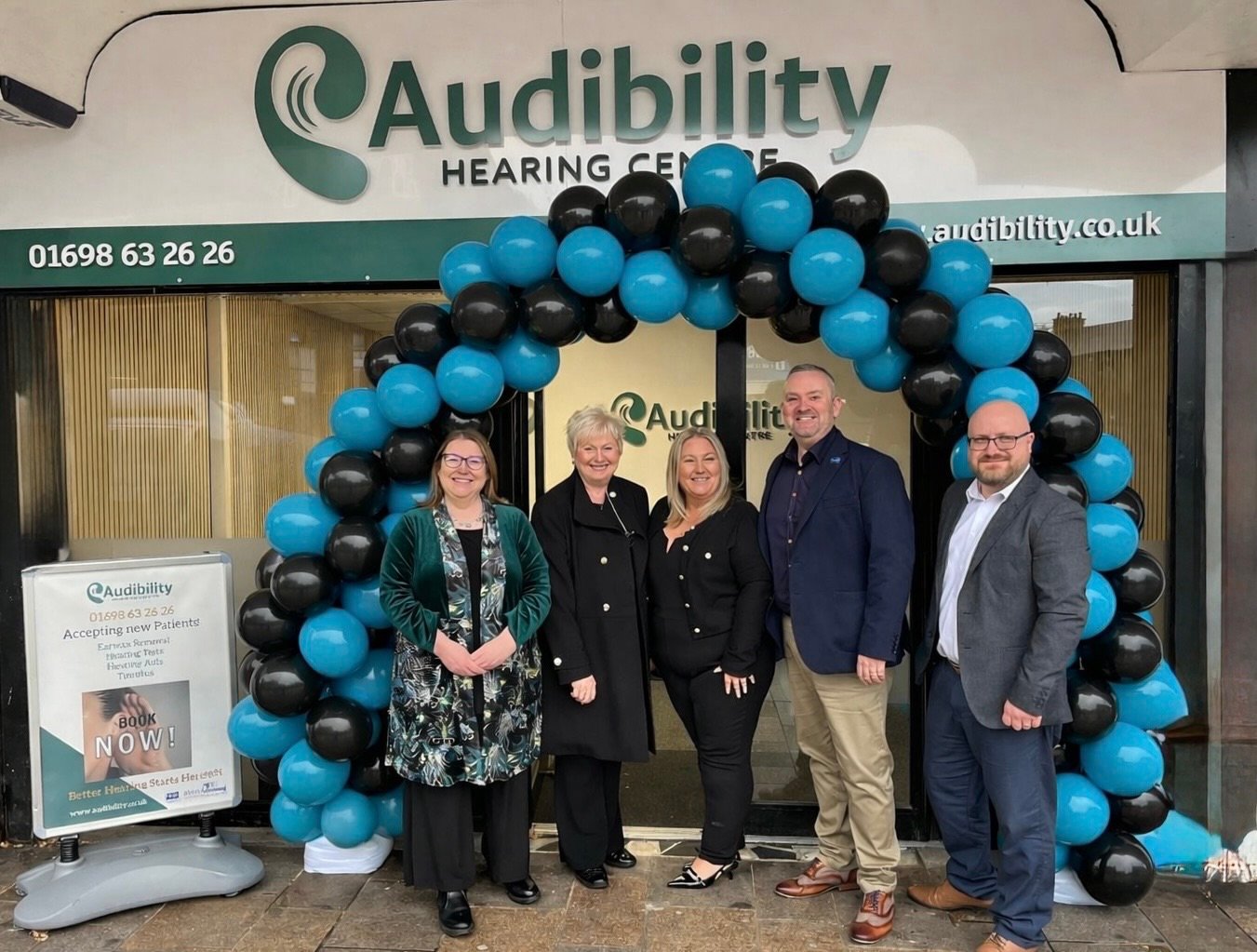 Audibility Hearing Centre opening day in Motherwell