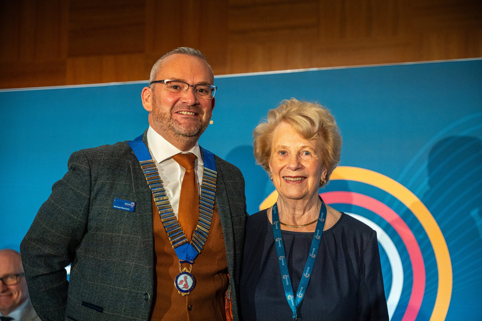 Michael Marchant and Maureen Lundy at BSHAA’s 70th Anniversary celebration