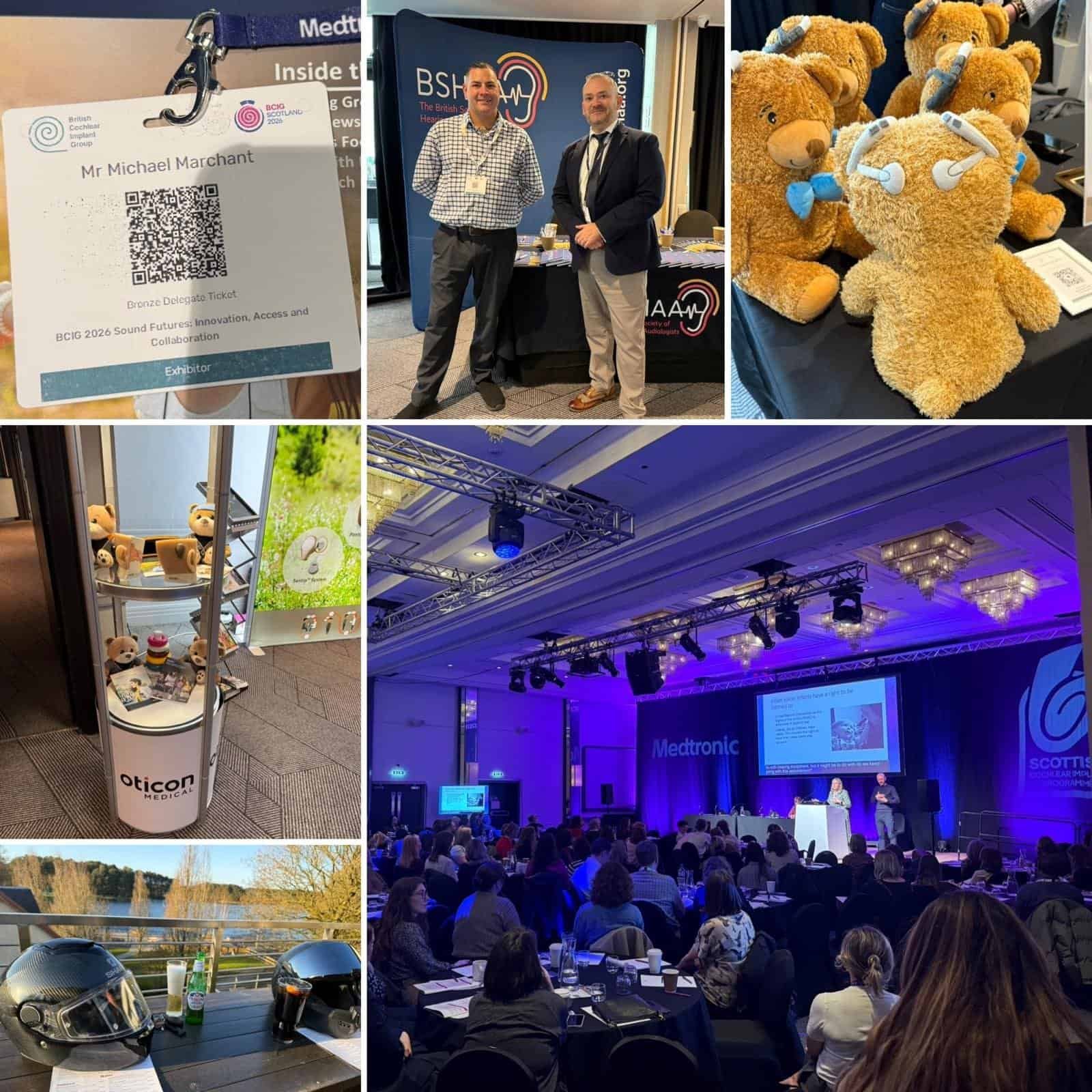Collage of images from the BCIG 2026 Conference in Glasgow